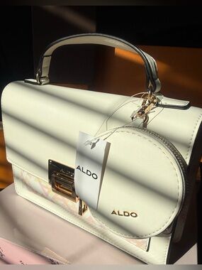 ALDO Noevya Top-Handle Satchel with Detachable Coin Pouch & Chain Strap